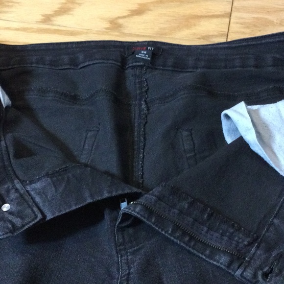 16W J+V Curvie Fit Ankle Black Denim Jeans - Picture 8 of 16